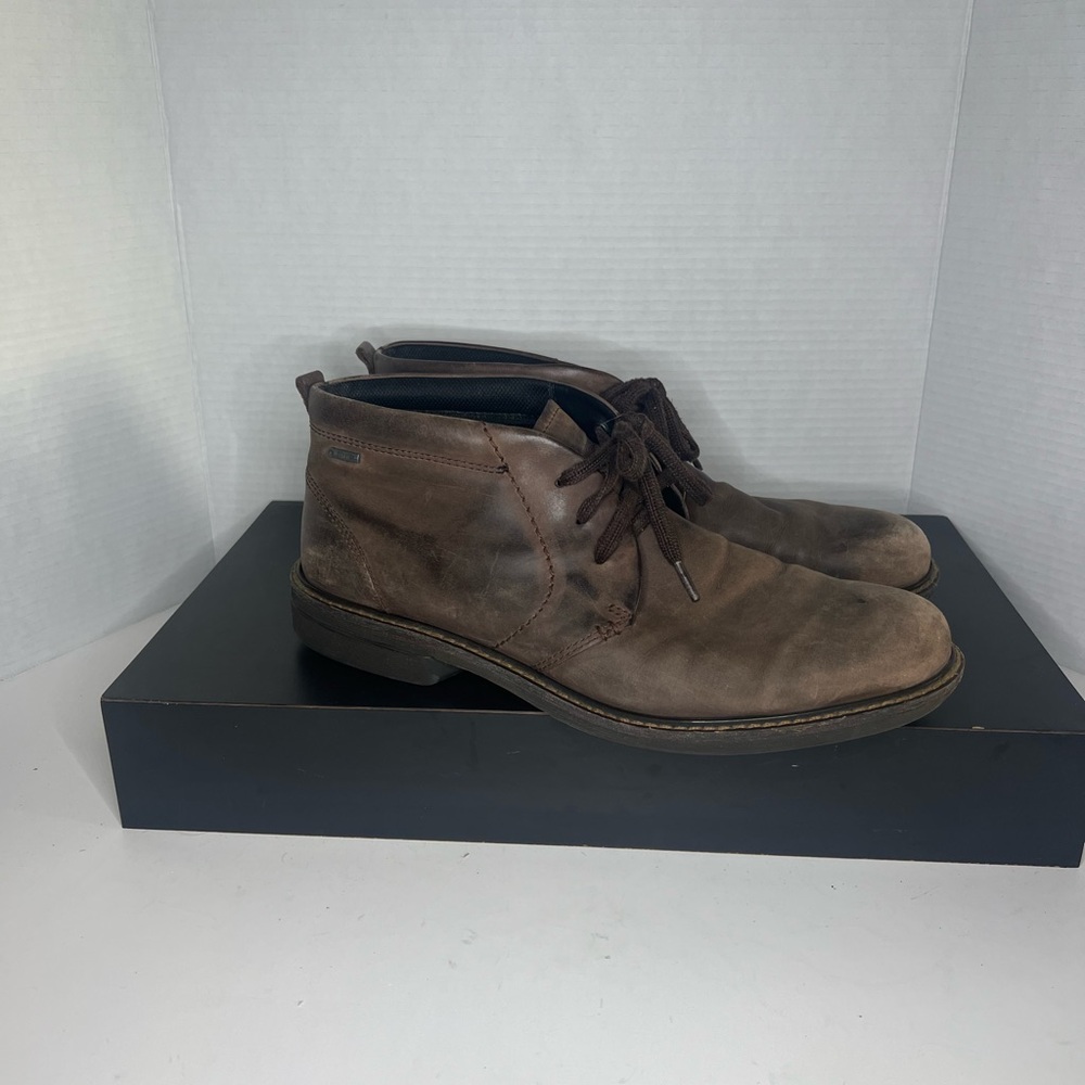 Ecco turn men’s nubuck gore-Tex ankle boots men size US 13 EU 47